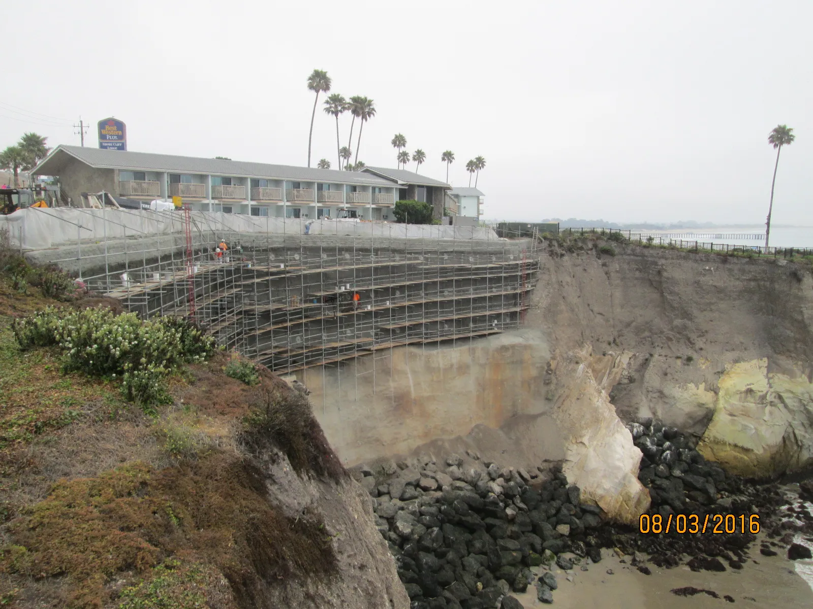 Martin Resorts Shore Cliff Lodge Bluff Stabilization