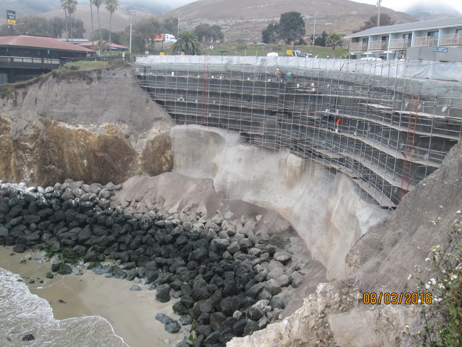 Area 8 stabilization progress