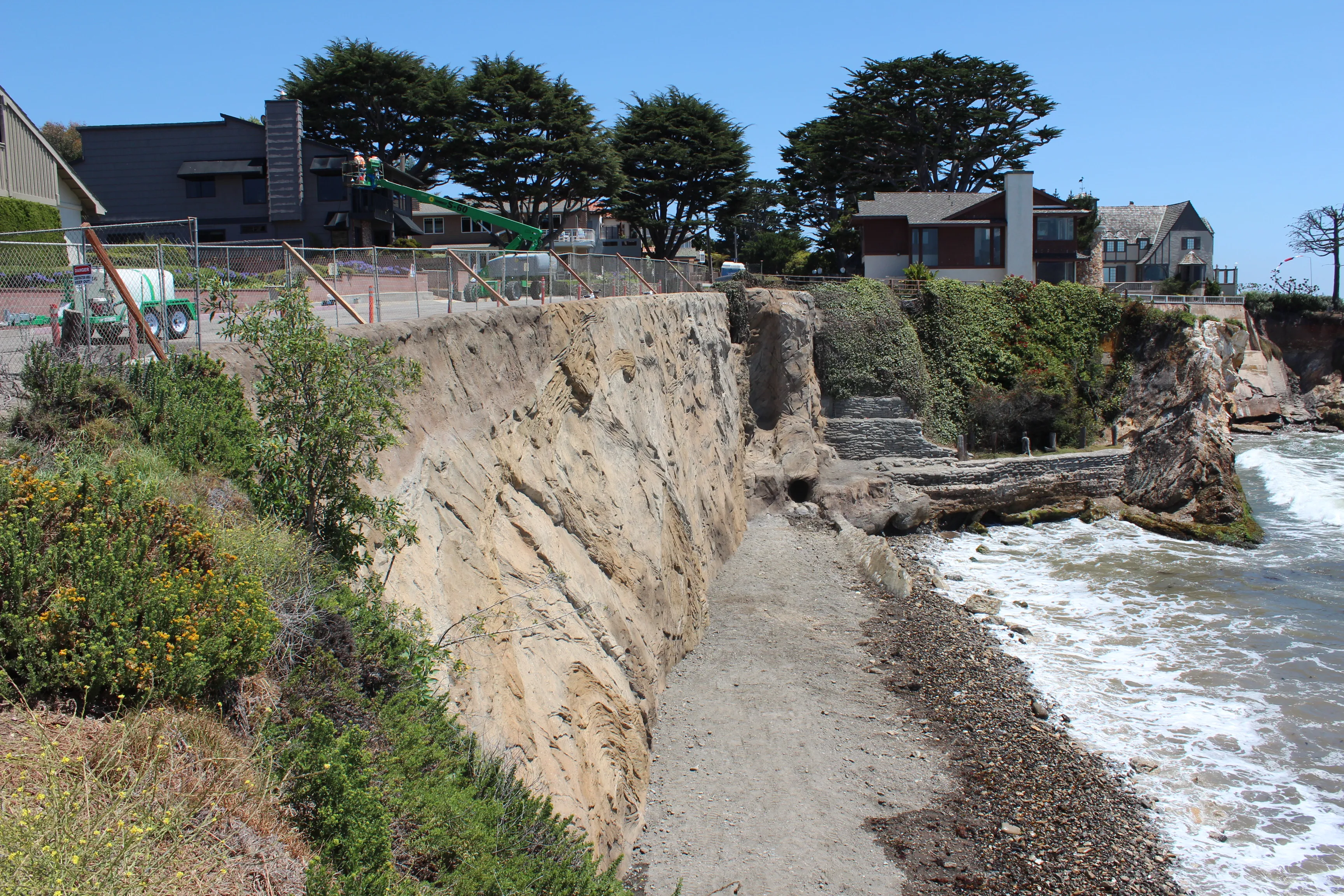 Shell Beach bluff stabilization