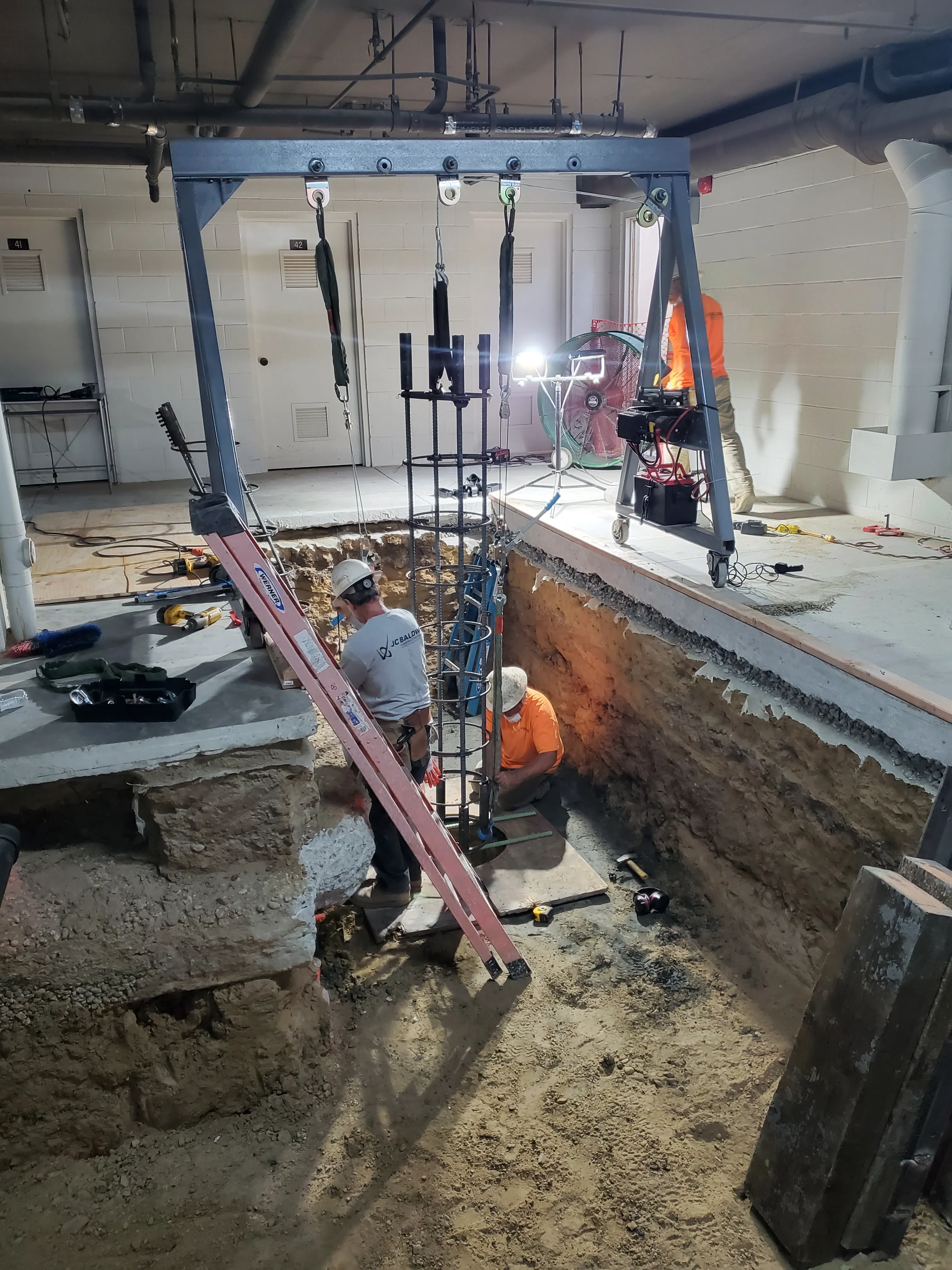 Century Woods foundation reinforcement