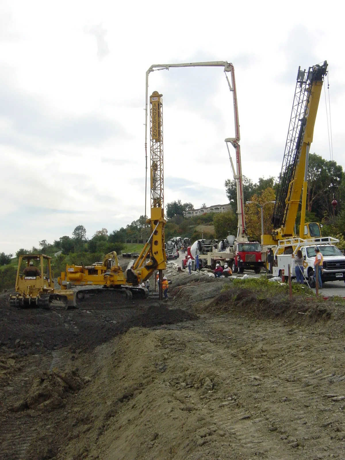 Home Depot landslide site