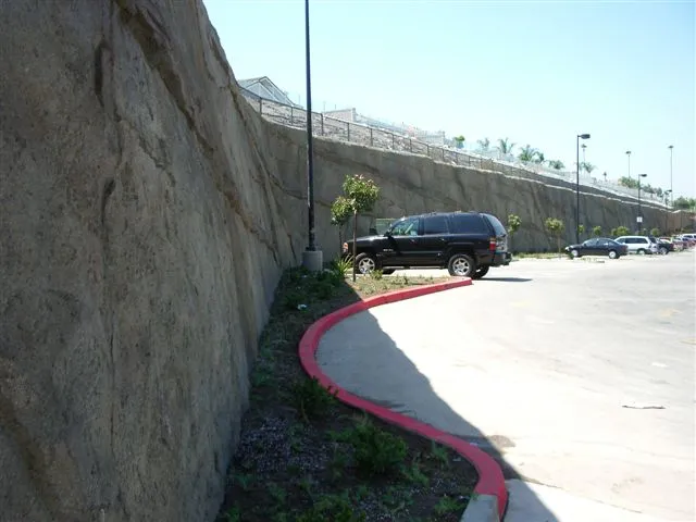 Walmart MSE wall construction