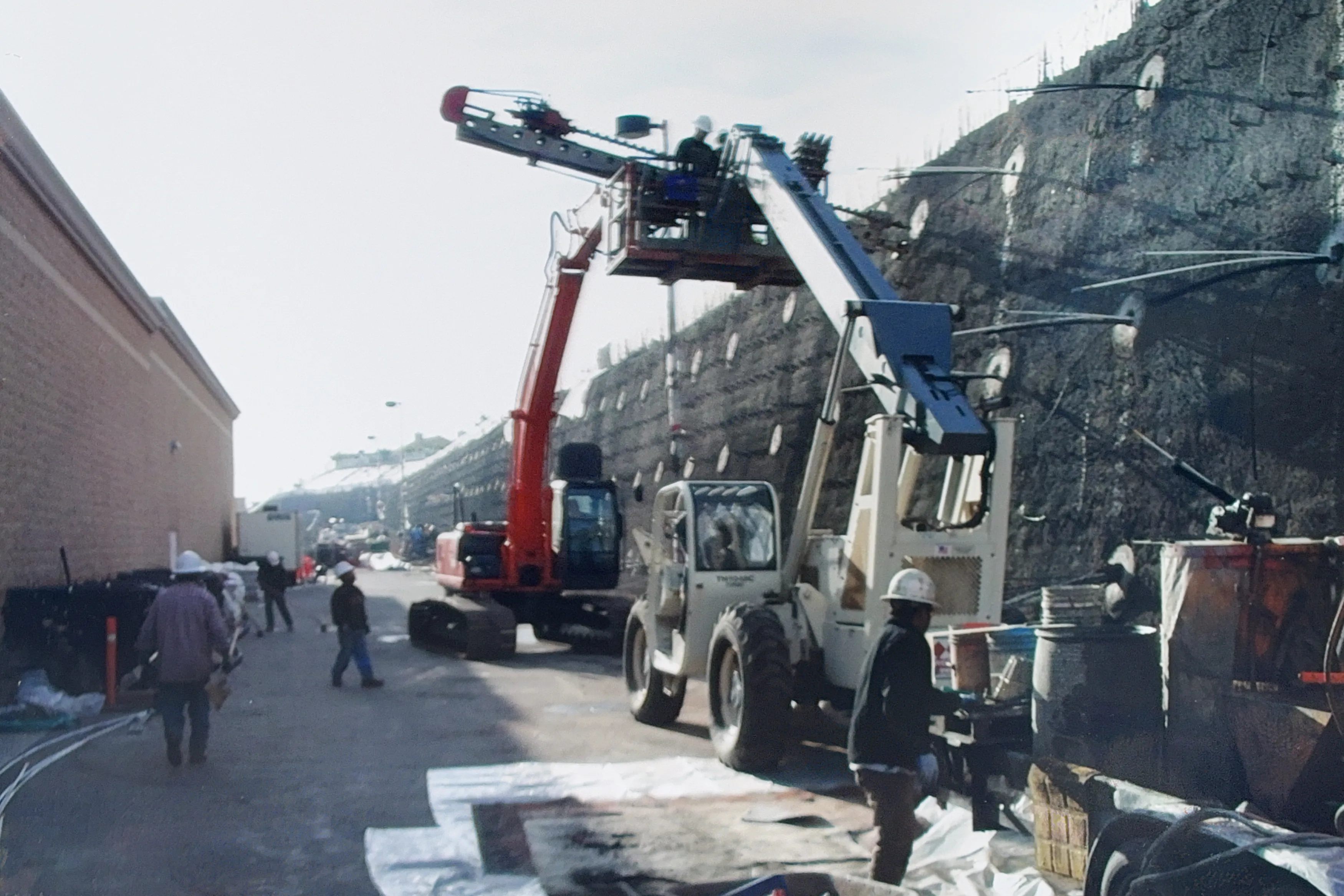 Walmart MSE wall stabilization